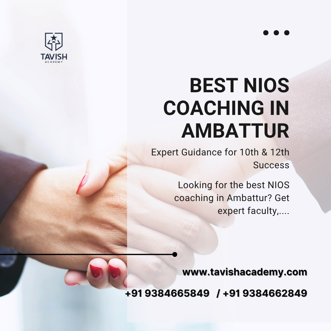 Best NIOS Coaching in Ambattur